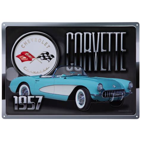 corvette metal sign|corvette signs hobby lobby.